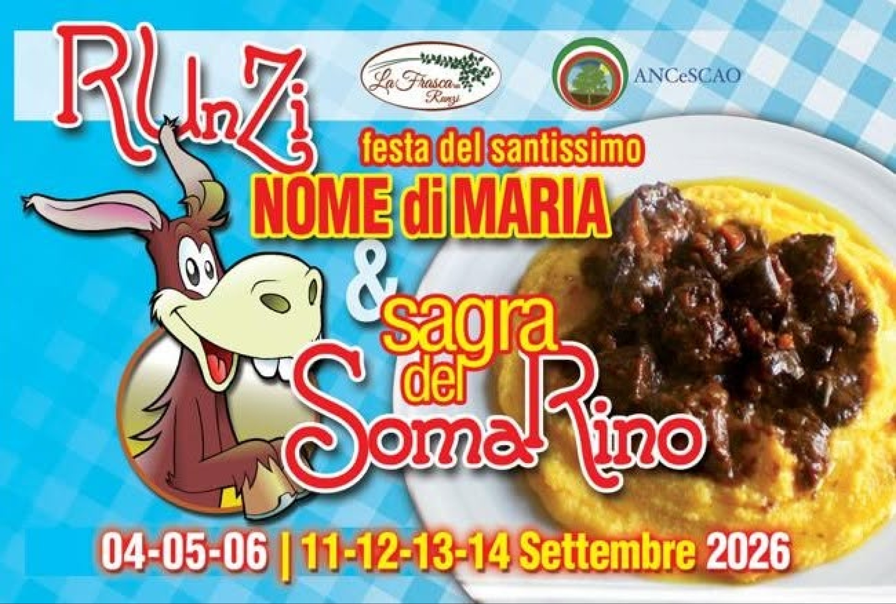 Festa del Santissimo Nome di Maria e Sagra del Somarino