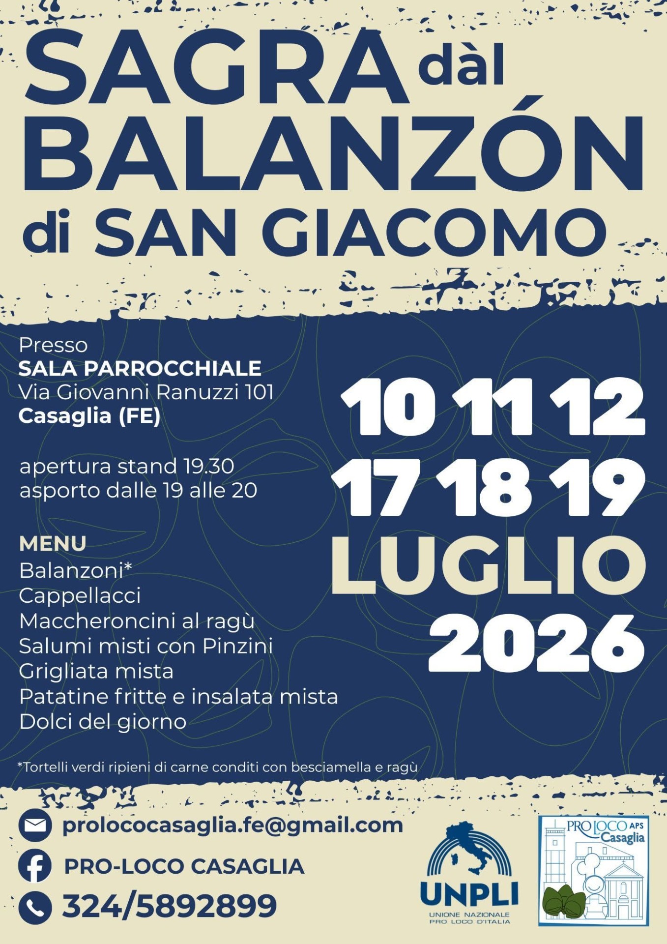 Sagra del Balanzòn di San Giacomo