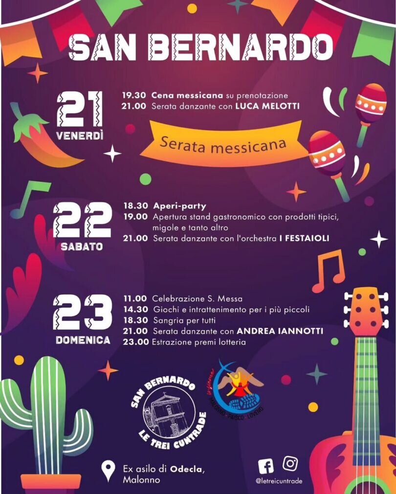 Festa di San Bernardo in Malonno (BS)