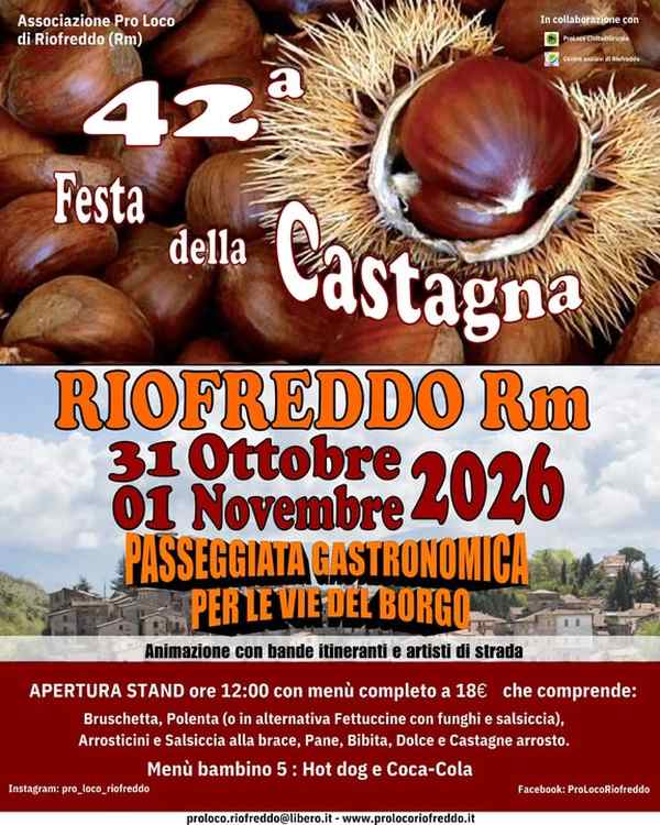 Festa della Castagna in Riofreddo