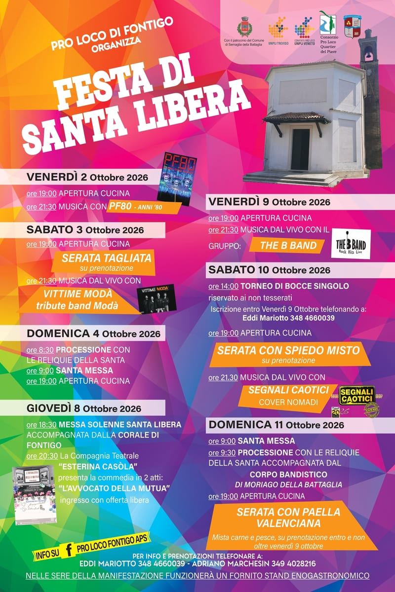 Festa di Santa Libera in Fontigo