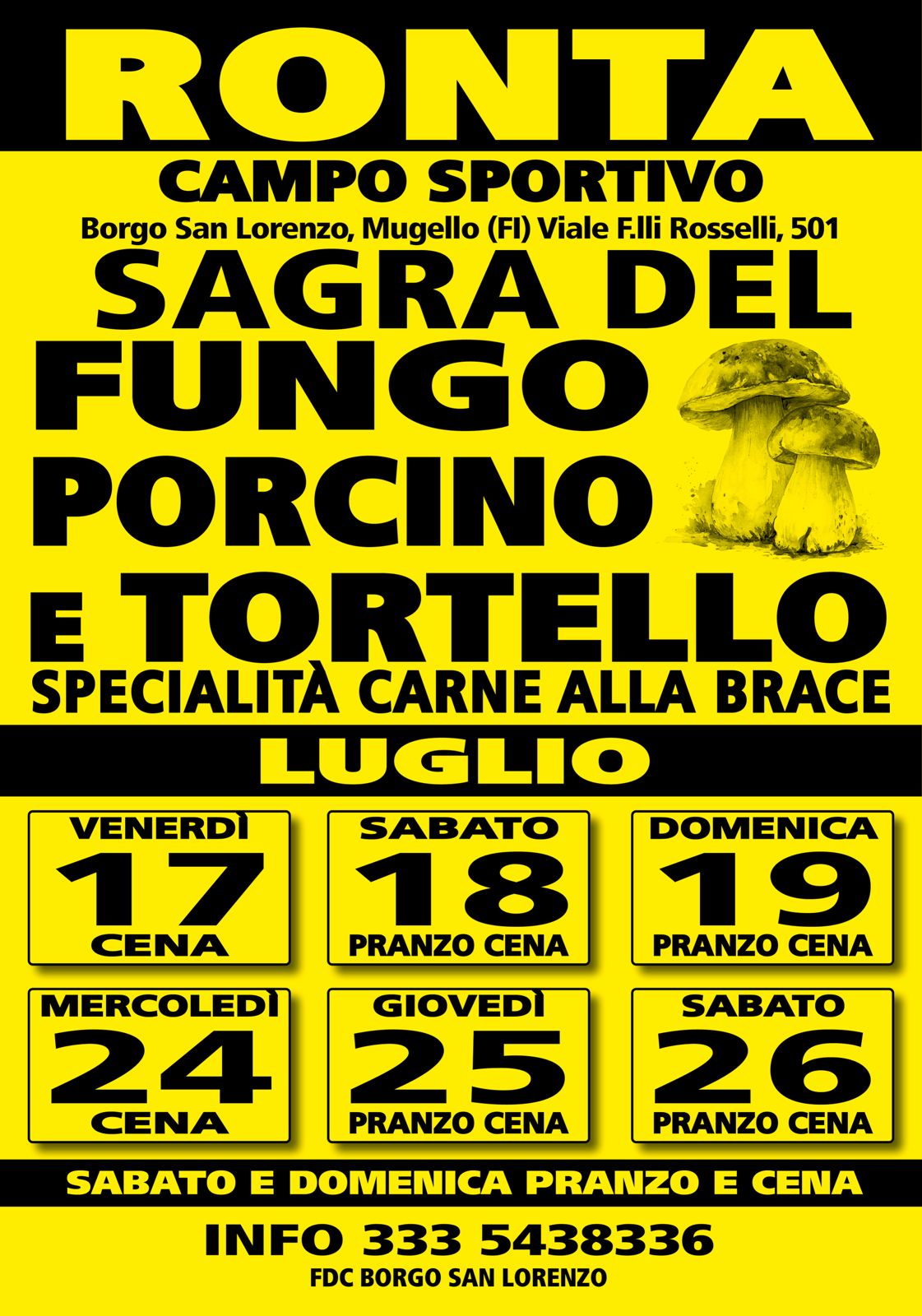Sagra del Fungo Porcino e Tortello