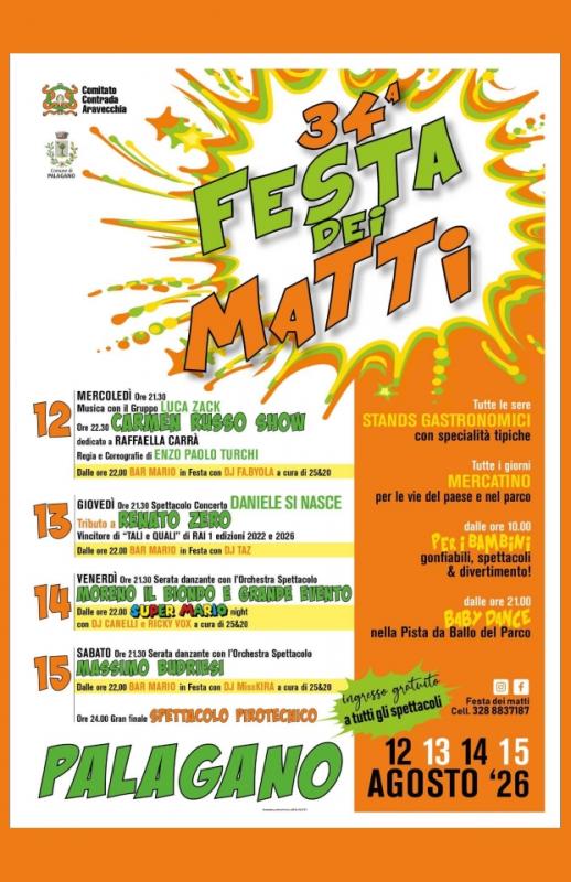 Festa Dei Matti Della Contrada Aravecchia