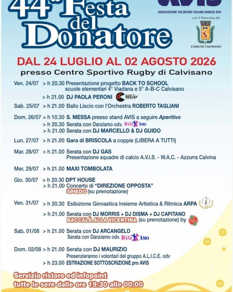 Festa del Donatore