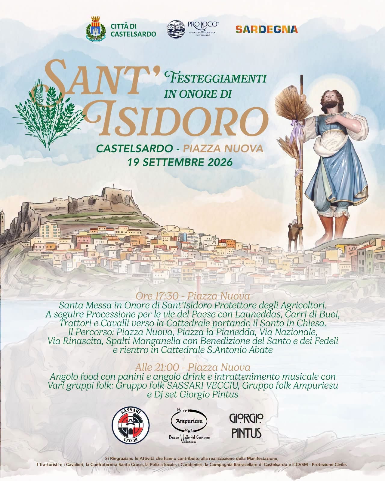 Festa di Sant’Isidoro a Castelsardo