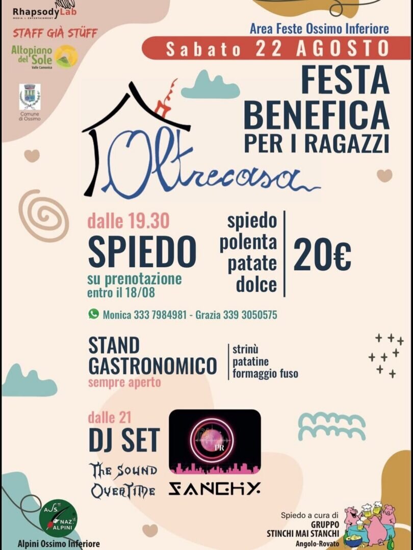 Charity Festival in Ossimo Inferiore