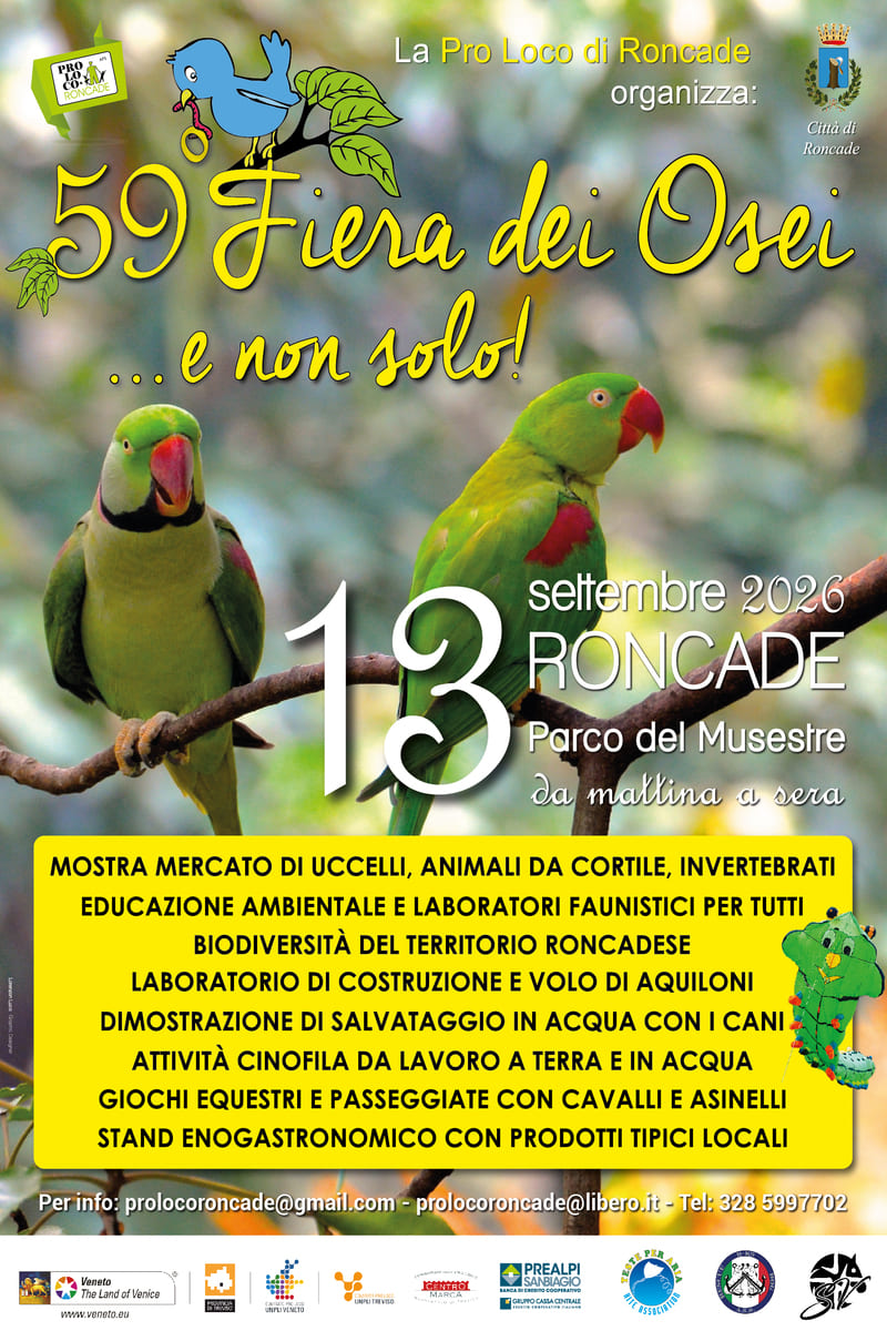 59ª Fiera dei Osei... e non solo!