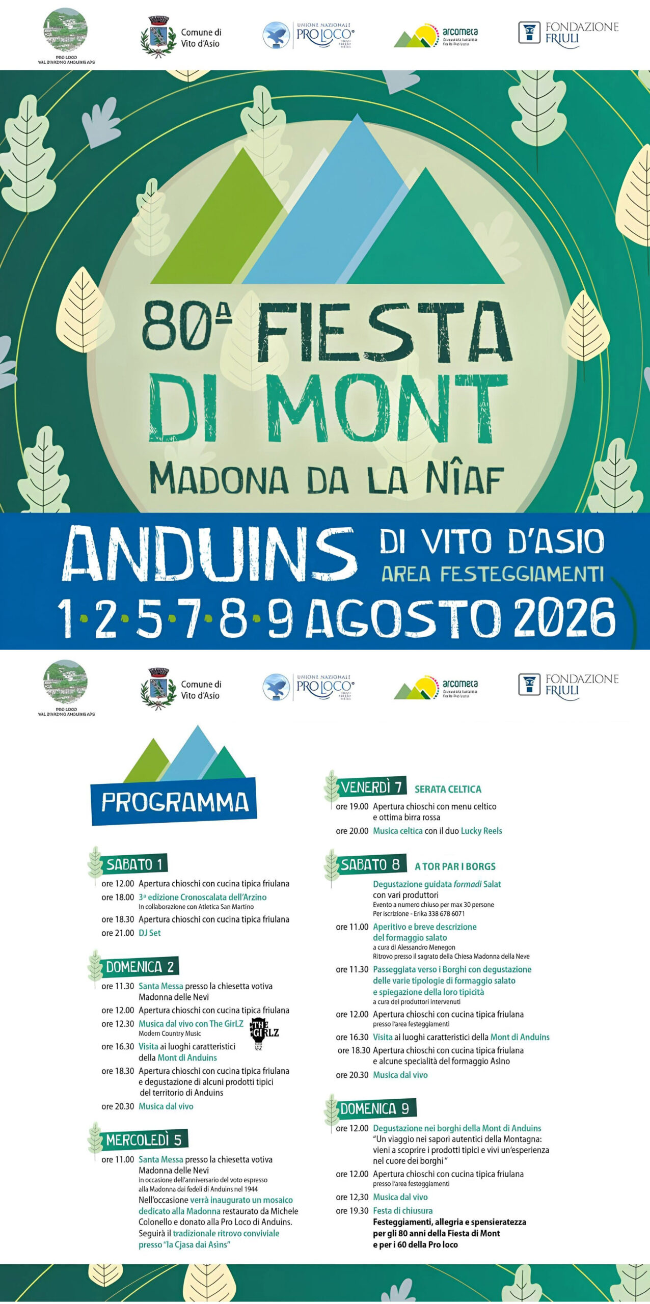 Fiesta di Mont / Madonna da la Nìaf
