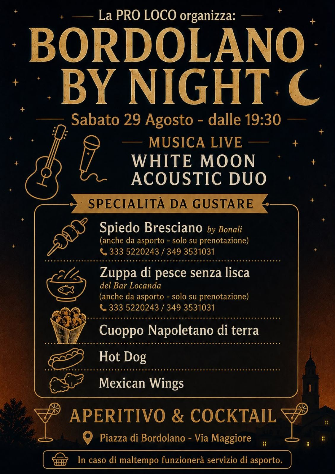 Bordolano by night