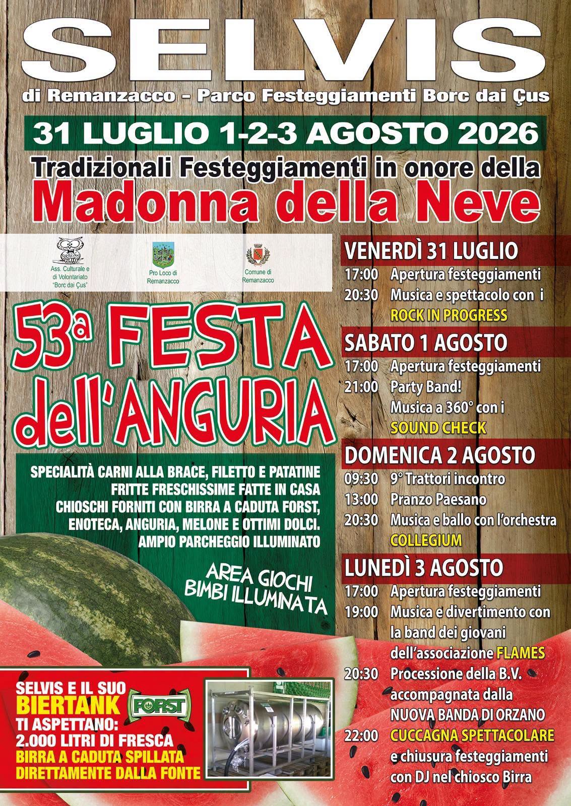 Festa dell'Anguria e della Madonna della Neve