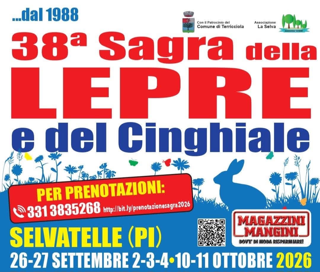 Sagra della Lepre e del Cinghiale in Selvatelle, Terricciola (PI)