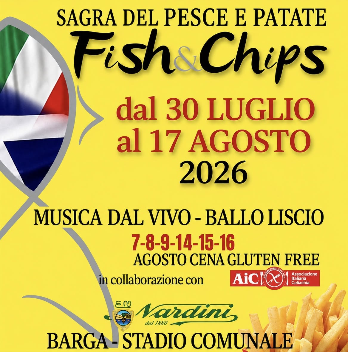 Sagra del Pesce e Patate in Barga