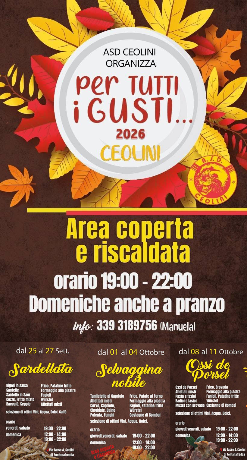 Per Tutti i Gusti – A Taste for Everyone