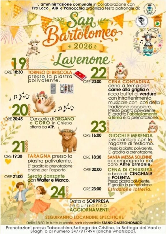 Festa di San Bartolomeo in Lavenone (BS)