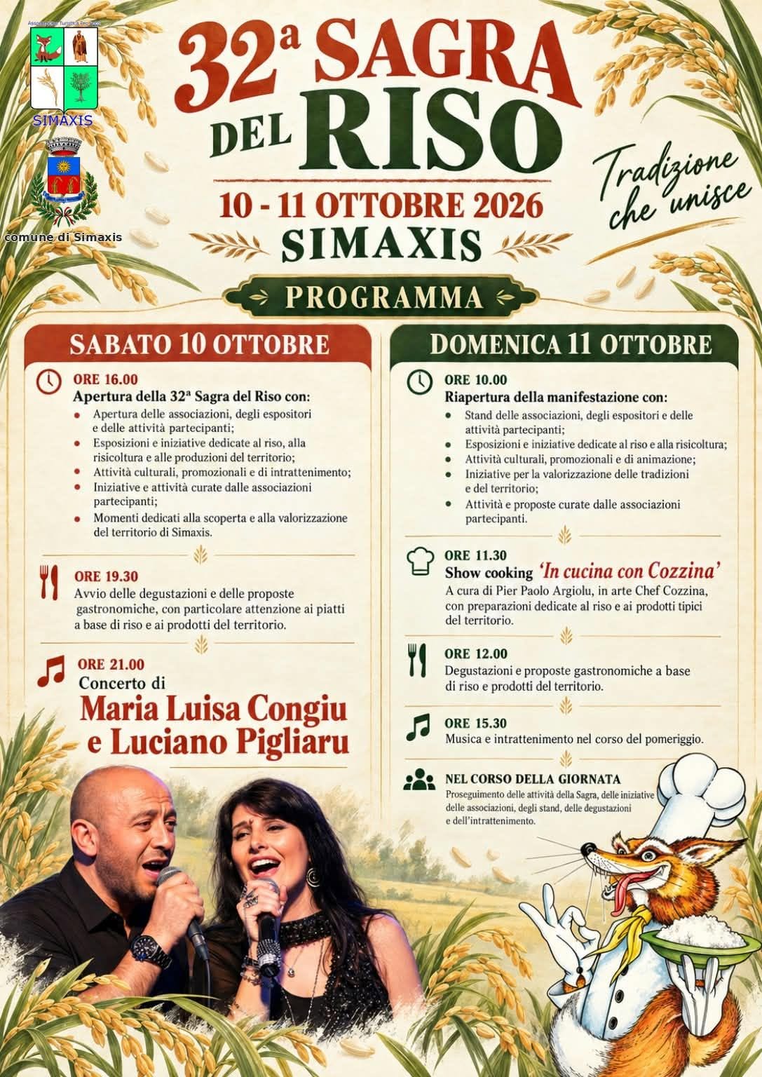 Sagra del Riso a Simaxis