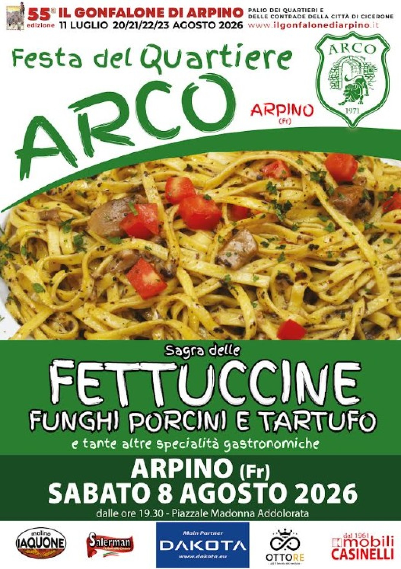 Sagra delle Fettuccine, Funghi Porcini e Tartufo