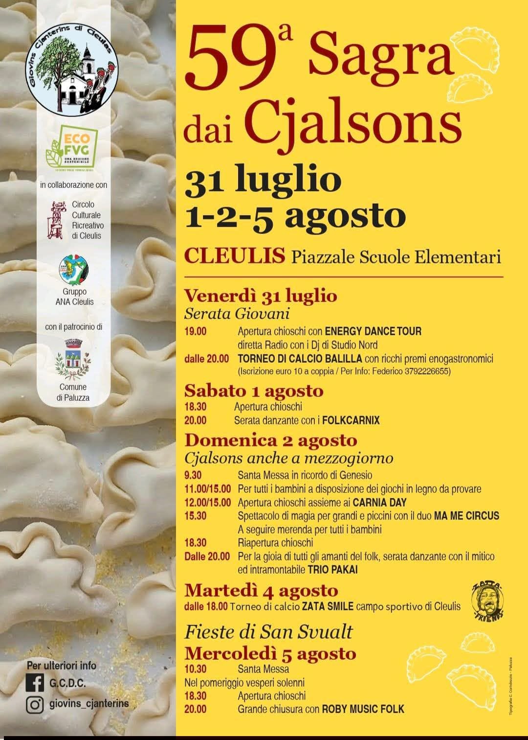 Sagra dai Cjalsons