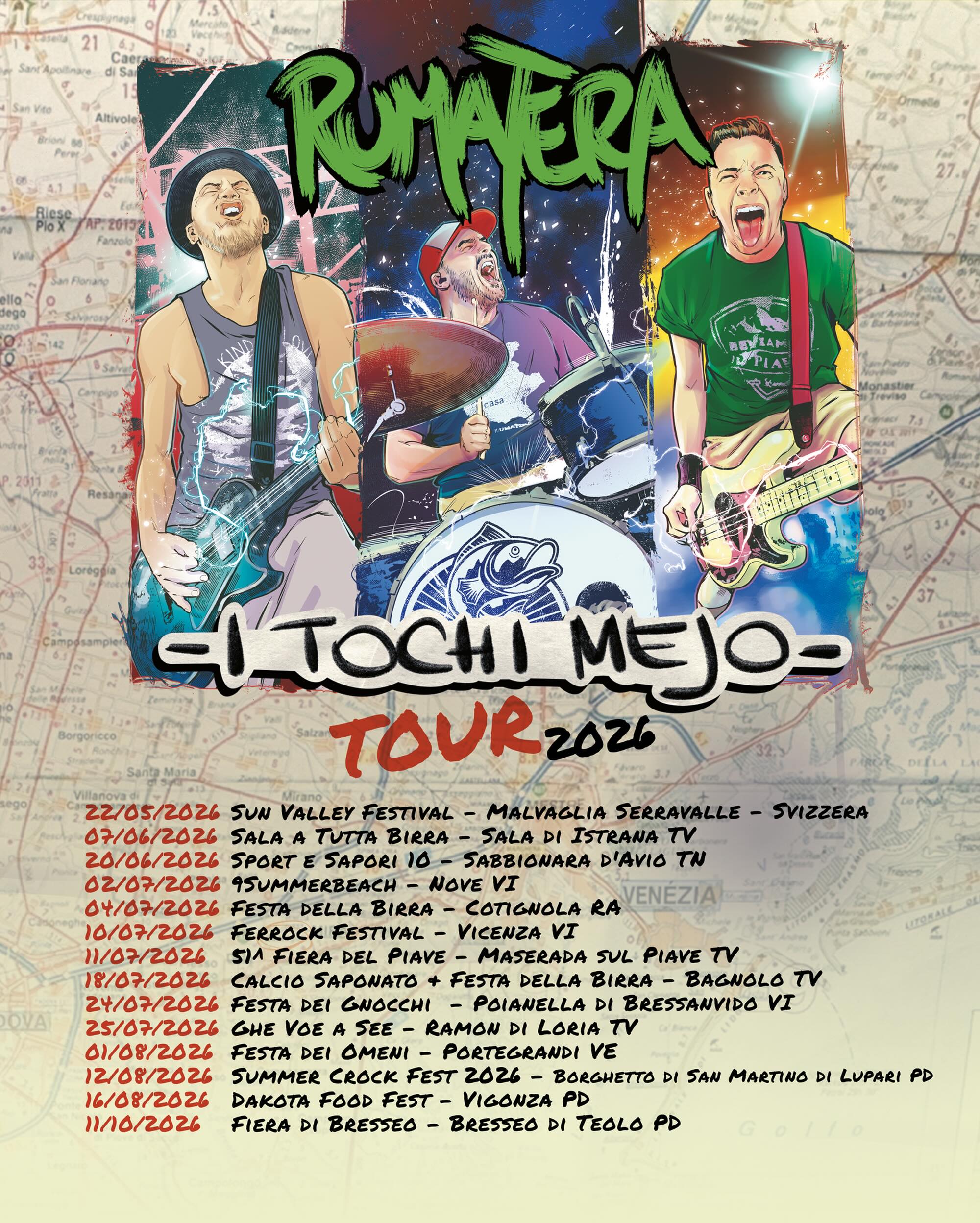Rumatera tour 2026