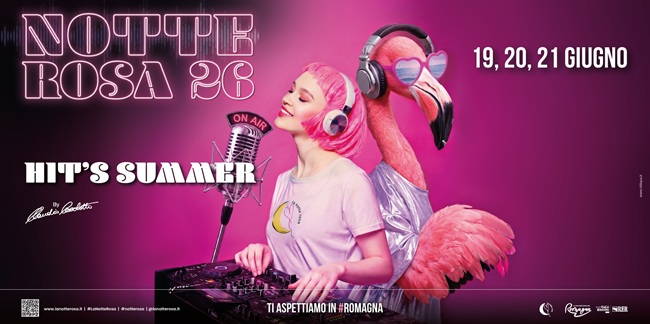 Locandina: La Notte Rosa 2026 — HIT'S SUMMER